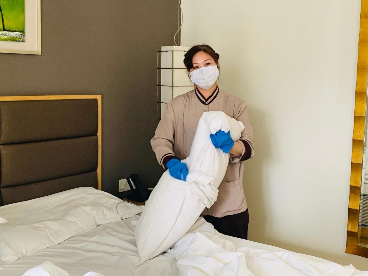 โอ๊ควู๊ดเรสซิเดนซ์เซี่ยงไฮ้ Aparthotel ภายนอก รูปภาพ
